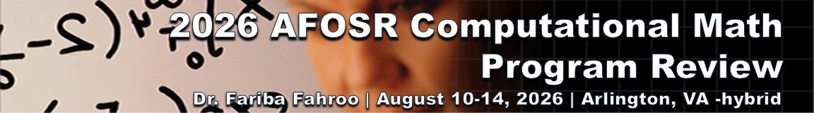 2026 AFOSR Computational Math Program Review event banner